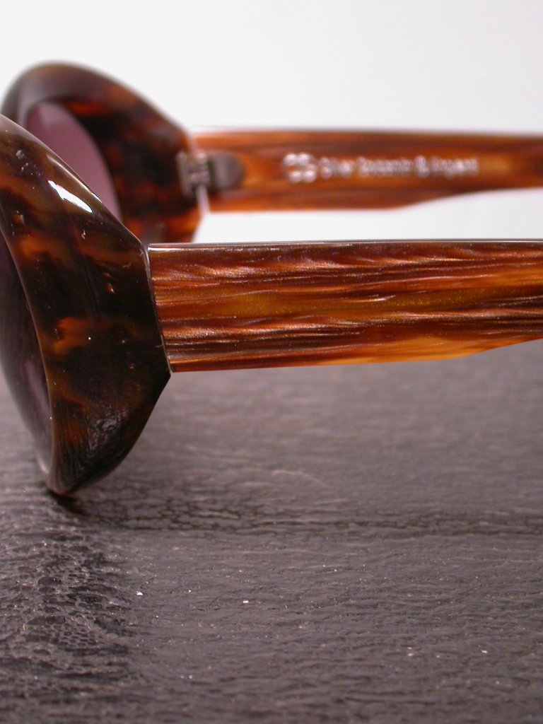 Oliver Goldsmith Sophie Designer Tortoise Round Sunglasses Made In Japan — image 3 of 8